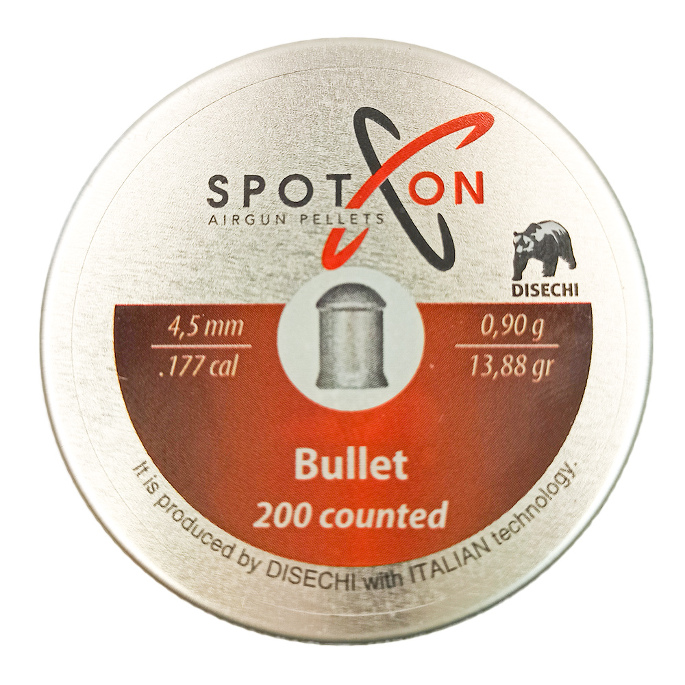 Пули SPOTON Bullet 4,5мм 0.90г (200 шт)