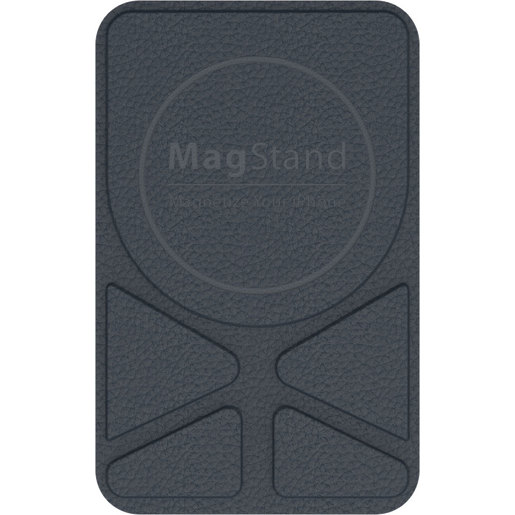 фото Магнитное крепление-подставка switcheasy magstand leather stand для apple magsafe blue