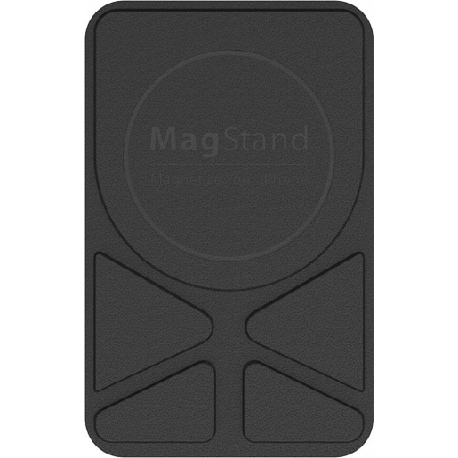 фото Магнитное крепление-подставка switcheasy magstand leather stand для apple magsafe black