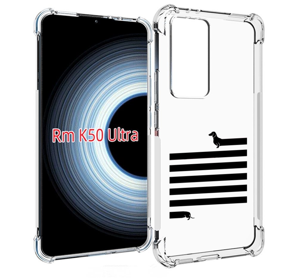 

Чехол MyPads длинная-такса для Xiaomi 12T / Redmi K50 Ultra, Прозрачный, Tocco