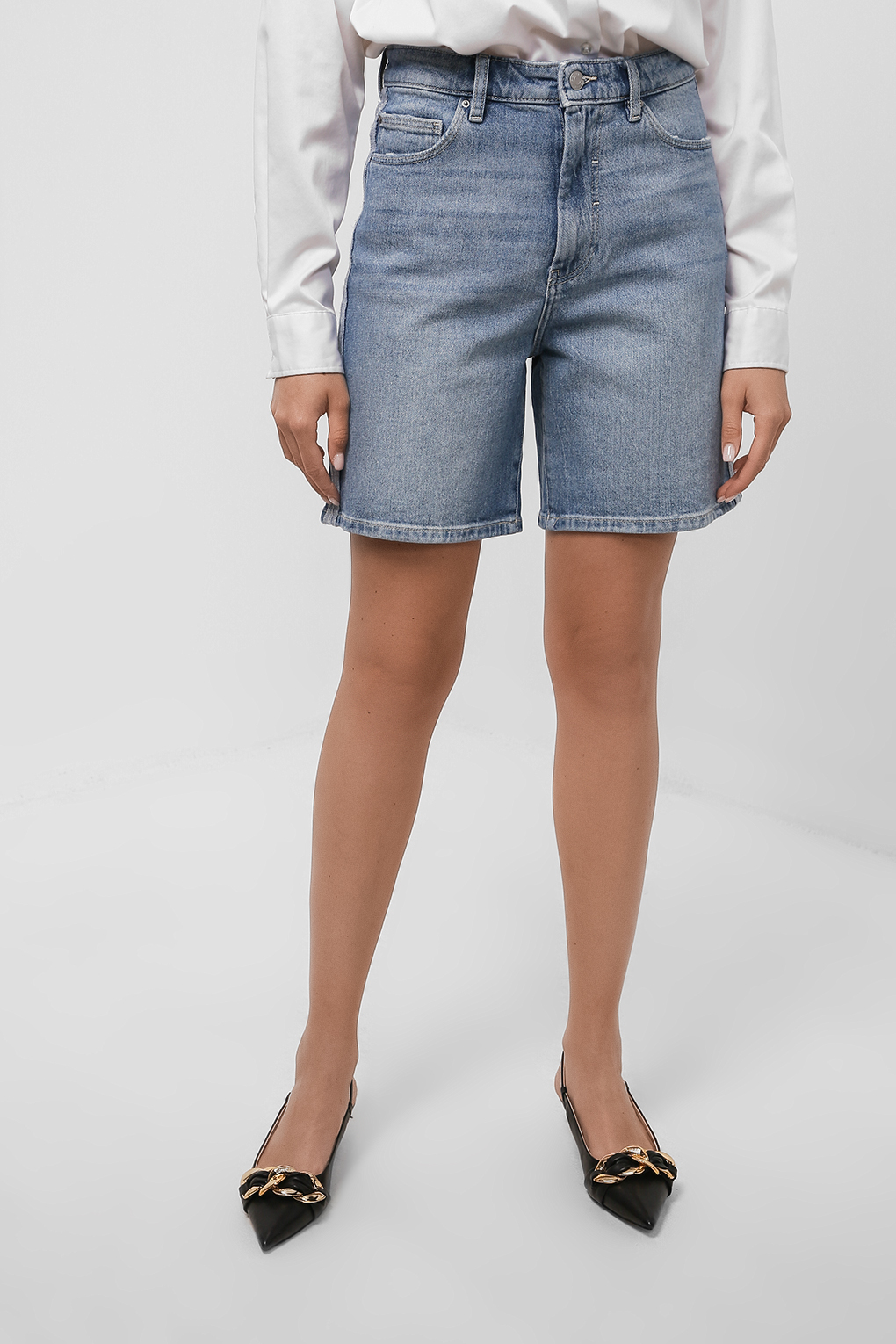 

Шорты женские Esprit Casual 032EE1C310 синие 27, 032EE1C310