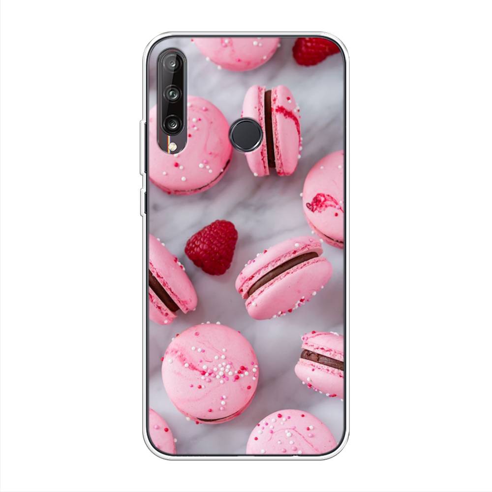 

Чехол Awog на Huawei Y7p "Макарони с малиной", Серый;розовый, 6103350-10