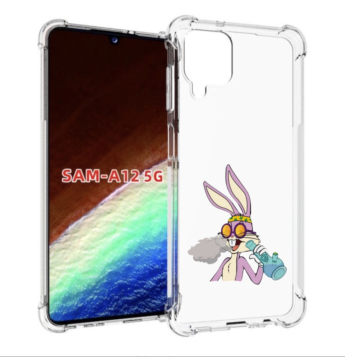 

Чехол MyPads бакс-банни-любитель-подымить для Samsung Galaxy A12 (SM-A125F) 2020/21, Прозрачный, Tocco