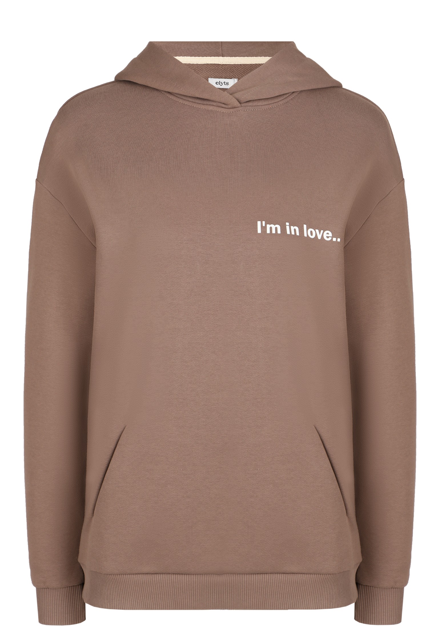 

Толстовка женская ELYTS 136287 коричневая S, Коричневый, 136287