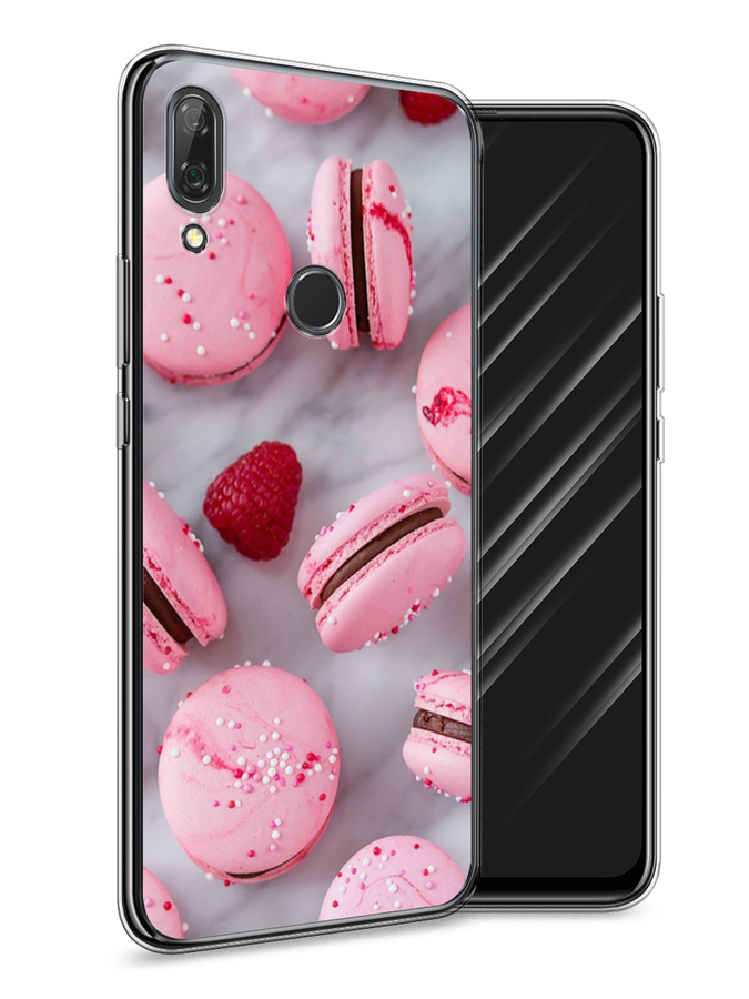 

Чехол Awog на Huawei P Smart Z "Макарони с малиной", Серый;розовый, 69450-10
