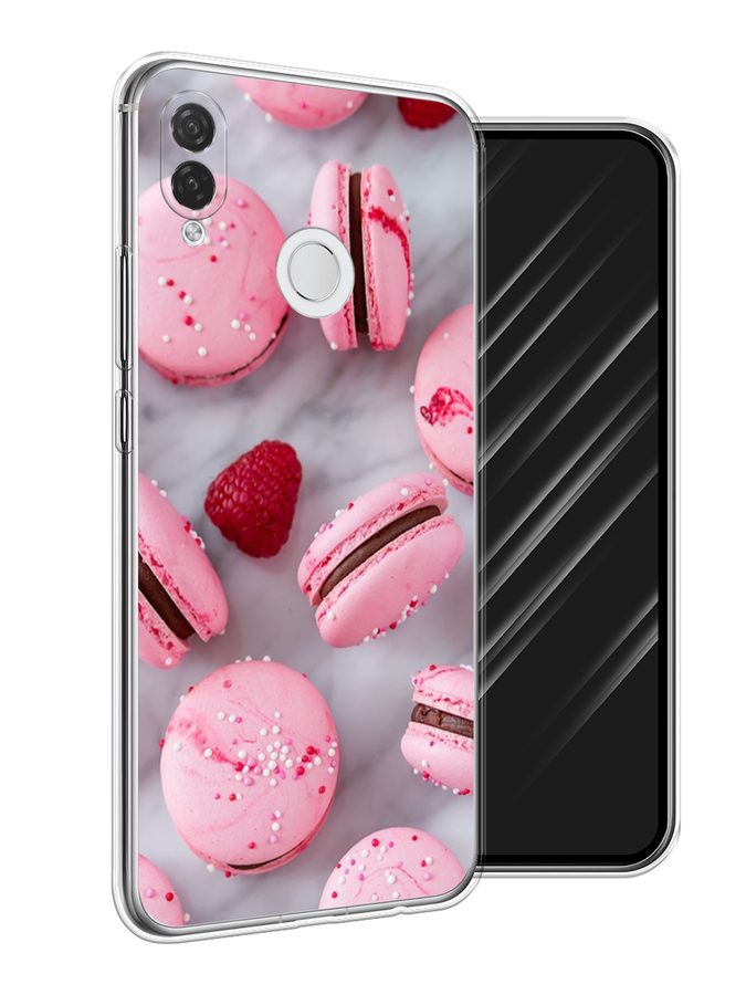 

Чехол Awog на Huawei P Smart Plus "Макарони с малиной", Серый;розовый, 68250-10