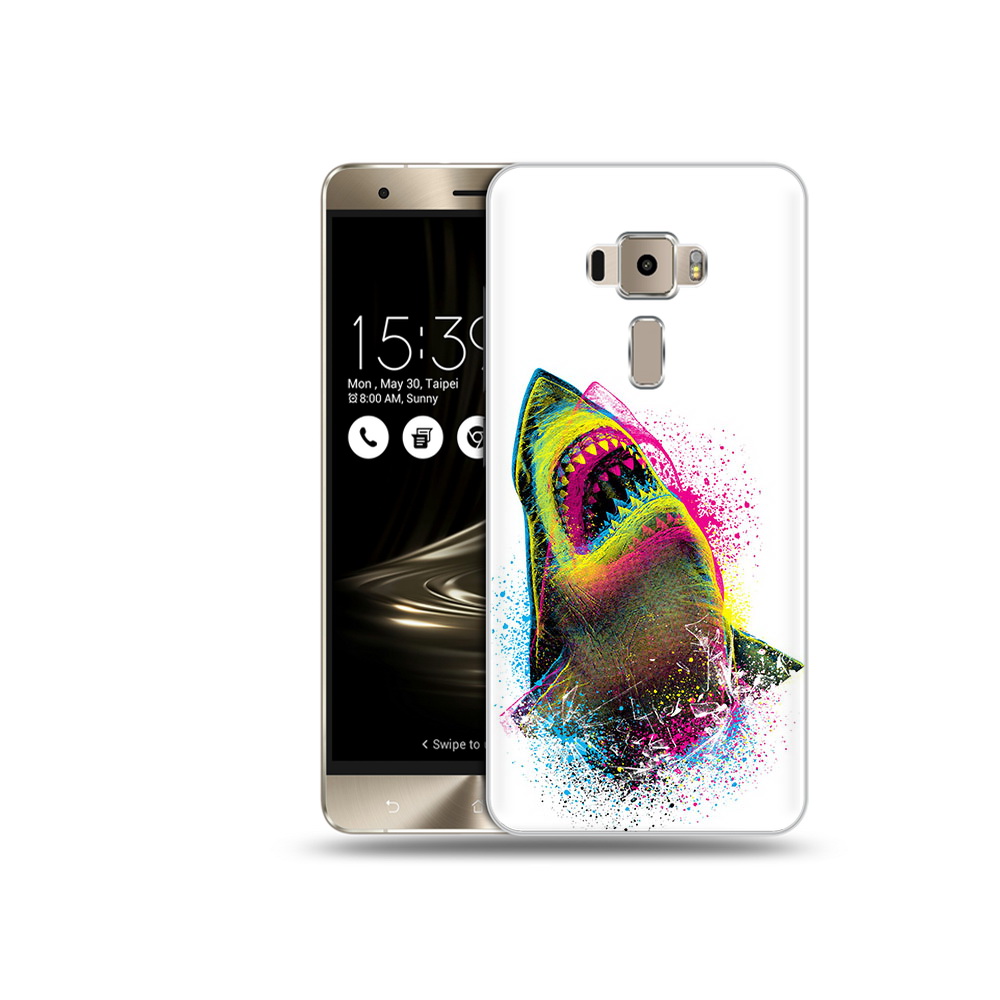 

Чехол MyPads Tocco для Asus ZenFone 3 Neo (ZE520KL) челюсти-2 (PT38045.651.674), Прозрачный, Tocco