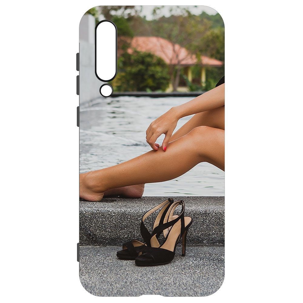 

Чехол-накладка Krutoff Soft Case Босоножки женские для Xiaomi Mi 9 SE черный