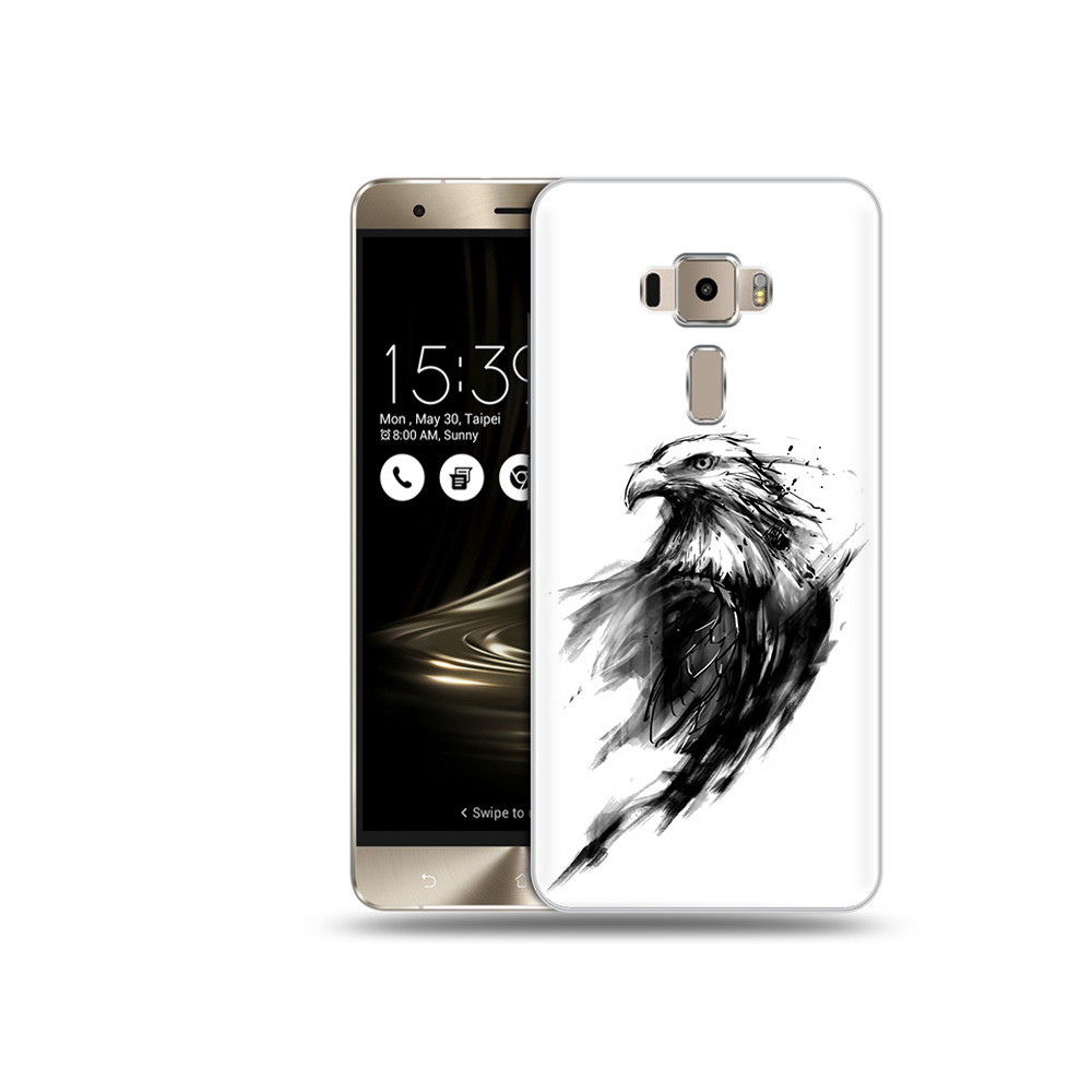 

Чехол MyPads Tocco для Asus ZenFone 3 Neo (ZE520KL) чб птица (PT38045.651.670), Прозрачный, Tocco