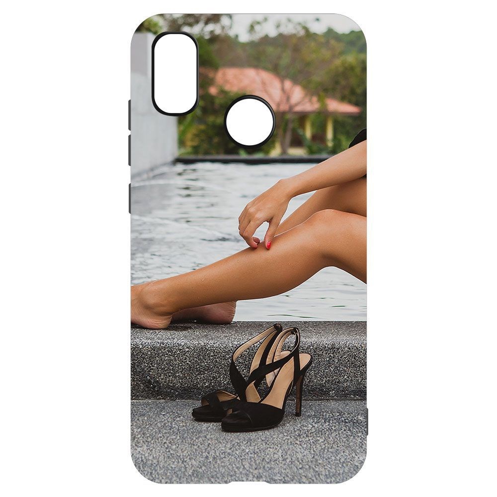 

Чехол-накладка Krutoff Soft Case Босоножки женские для Xiaomi Mi 8 черный