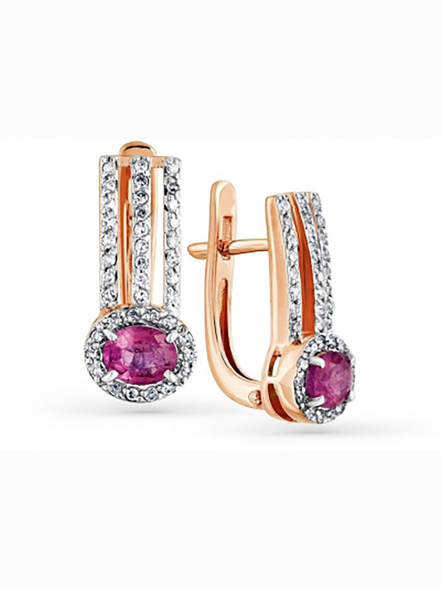 

Серьги из красного золота с рубинами и бриллиантами Master Brilliant 2-107837-02-03, 2-107837-02-03