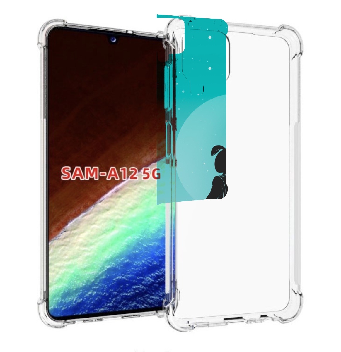 Чехол MyPads алладин тень для Samsung Galaxy A12 (SM-A125F) 2020/21/A12 Nacho SM-A127F