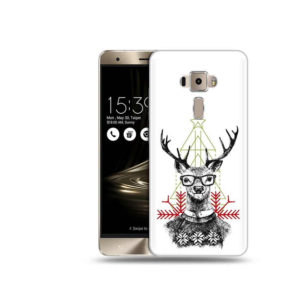 

Чехол MyPads Tocco для Asus ZenFone 3 Neo (ZE520KL) умный олень (PT38045.651.652), Прозрачный, Tocco