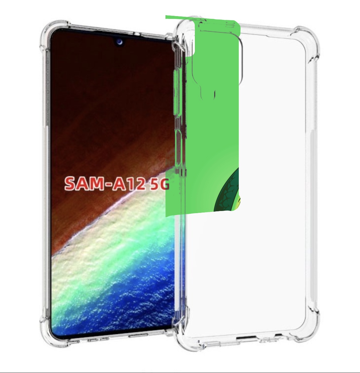 Чехол MyPads авокадо с сумкой для Samsung Galaxy A12 (SM-A125F) 2020/21/A12 Nacho SM-A127F