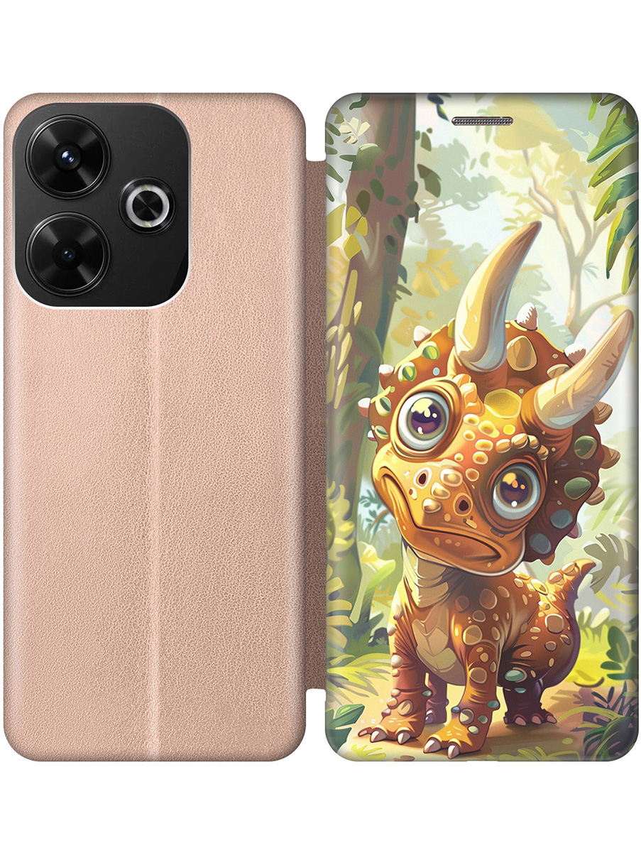 

Чехол-книжка на Xiaomi Redmi 13 / Redmi Note 13R, Poco M6 4g с принтом золотой 807839, Золотистый;желтый;зеленый, 783988672