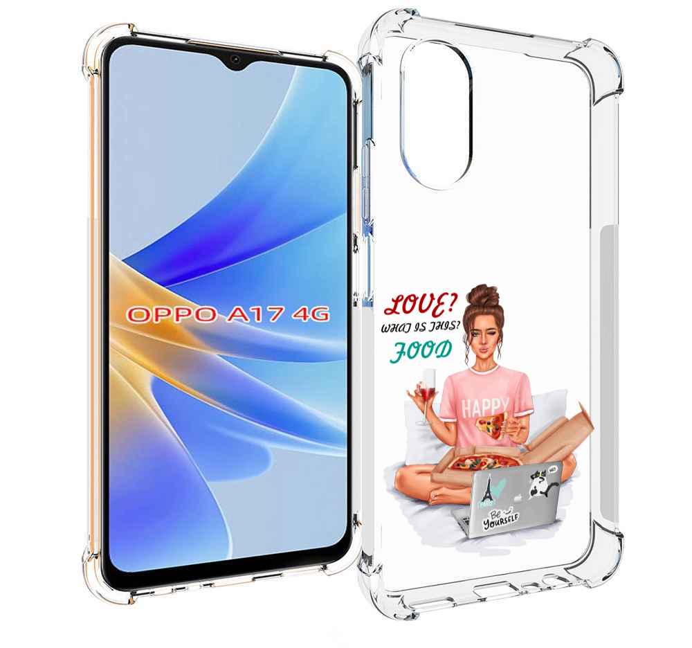 

Чехол MyPads девушка-с-ноутбуком женский для OPPO A17, Прозрачный, Tocco