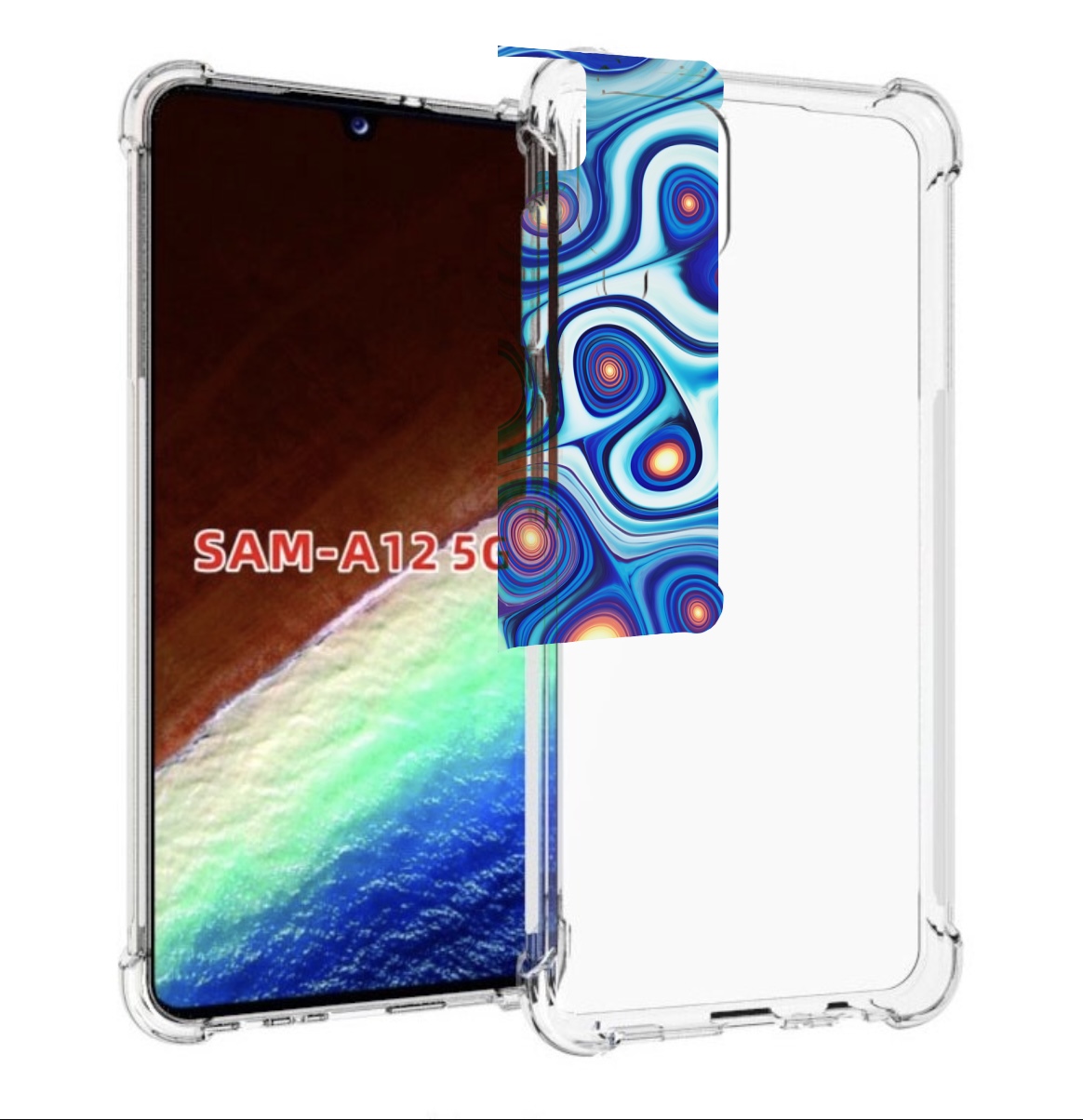 

Чехол MyPads абстрактная-текстура для Samsung Galaxy A12 (SM-A125F) 2020/21, Прозрачный, Tocco