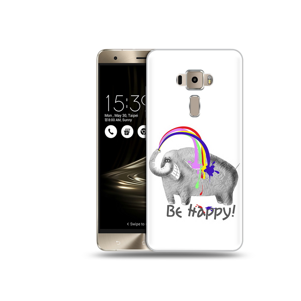 

Чехол MyPads Tocco для Asus ZenFone 3 Neo (ZE520KL) счастливый слон (PT38045.651.632), Прозрачный, Tocco