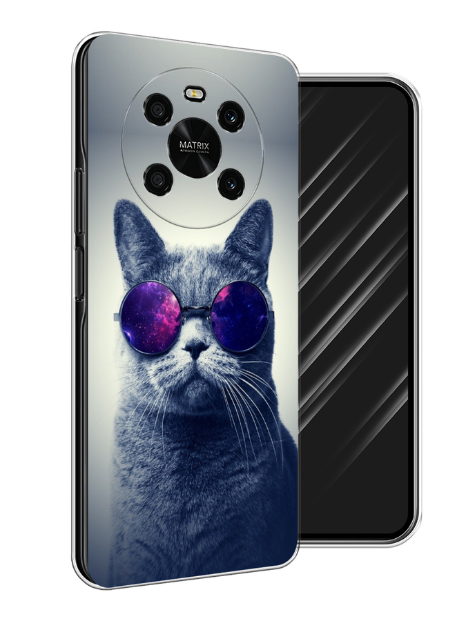 

Чехол Awog на Honor X9 4G/Magic4 Lite 4G "Космический кот", Разноцветный, 6108150-1