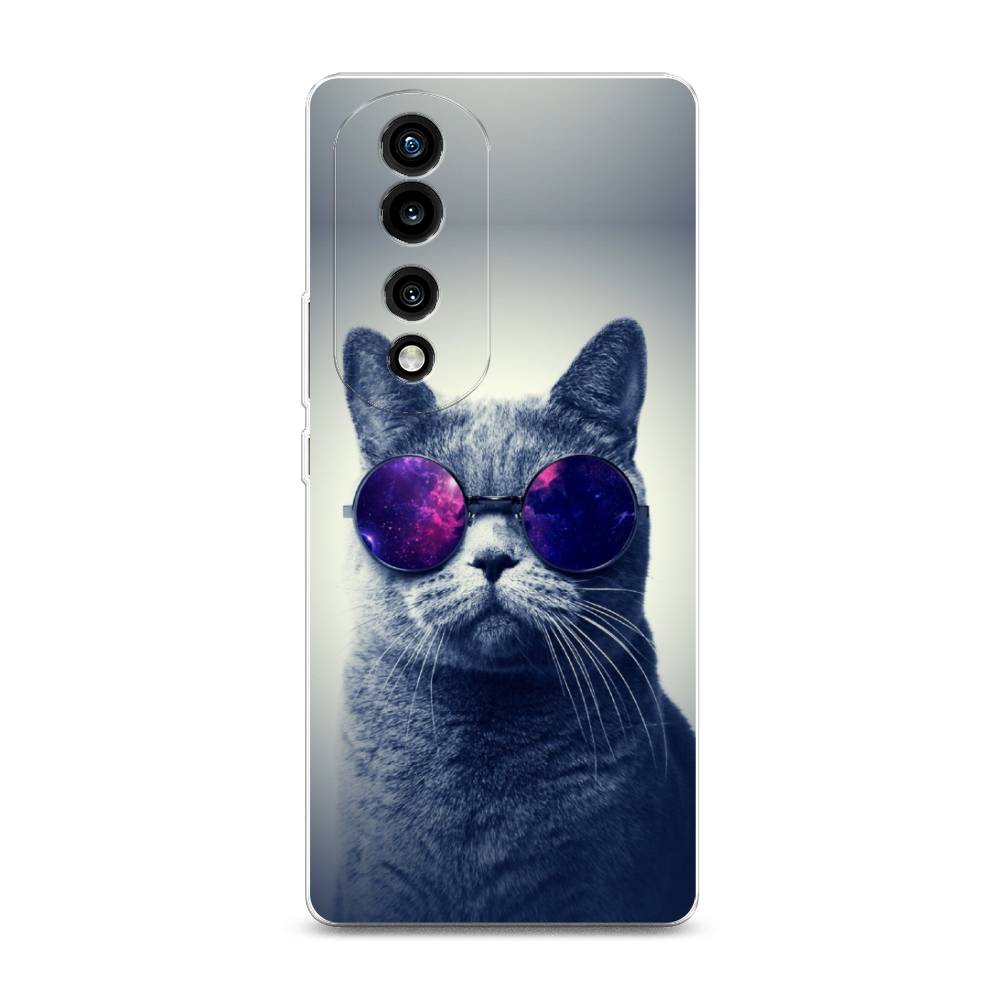 

Силиконовый чехол "Космический кот" на Honor 70 Pro, 6108350-1