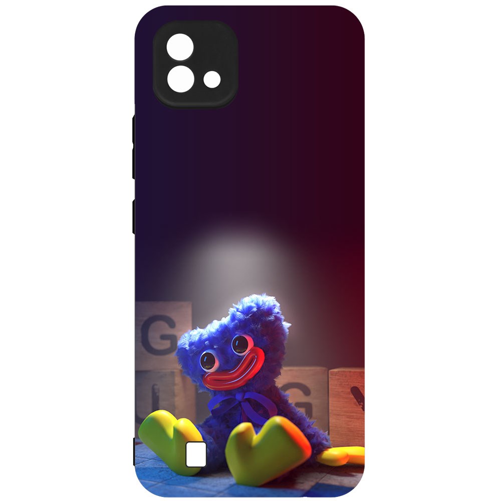 

Чехол-накладка Софт Хаги Ваги игрушка для Realme C11 (2021), Черный