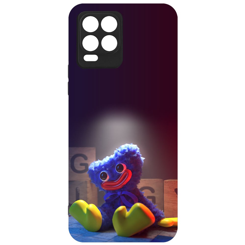 

Чехол-накладка Софт Хаги Ваги игрушка для Realme 8/8 Pro 4G, Черный