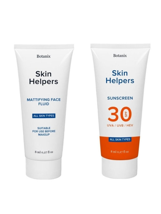 

Набор миниатюр для ухода за кожей лица Skin Helpers