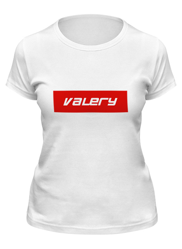 

Футболка женская Printio Valery белая M, Белый, Valery