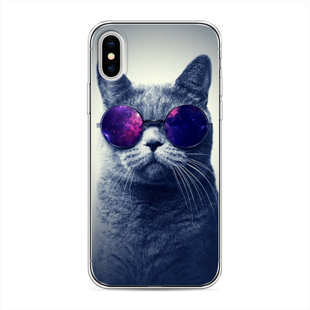 Чехол Awog на Apple iPhone XS (10S) / Айфон XS (10S) Космический кот