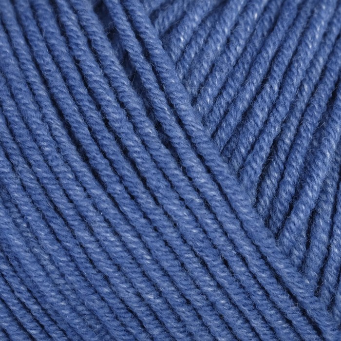 

Пряжа "Jeans" 55% хлопок, 45% акрил 160м/50гр (17 синий), Пряжа для вязания "Jeans"