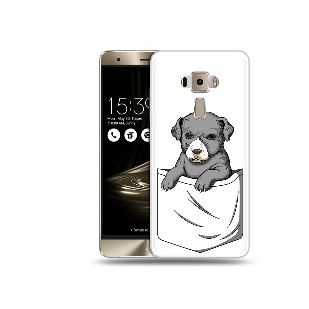 Чехол MyPads Tocco для Asus ZenFone 3 Neo (ZE520KL) собачка в кармане (PT38045.651.611)