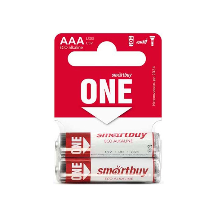

Батарейка Smartbuy SOBA-3A02SB-Eco, ONE LR03/2SB (SOBA-3A02SB-Eco)