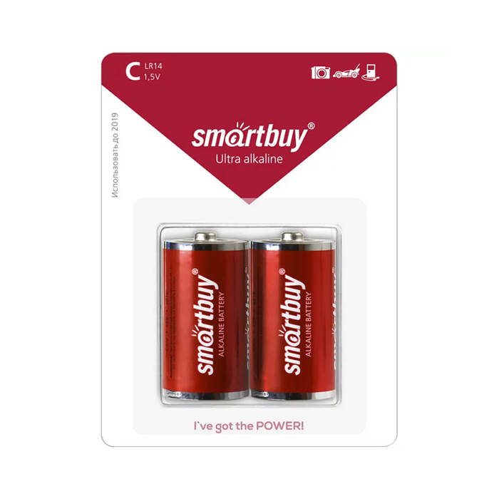 

Батарейка Smartbuy SBBA-C02B, LR14/2B (SBBA-C02B)