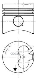 

Поршень ДВС KOLBENSCHMIDT 90732600 Vw Lt28-50 2.4td =76.5 1.75x2x3 Std 83-