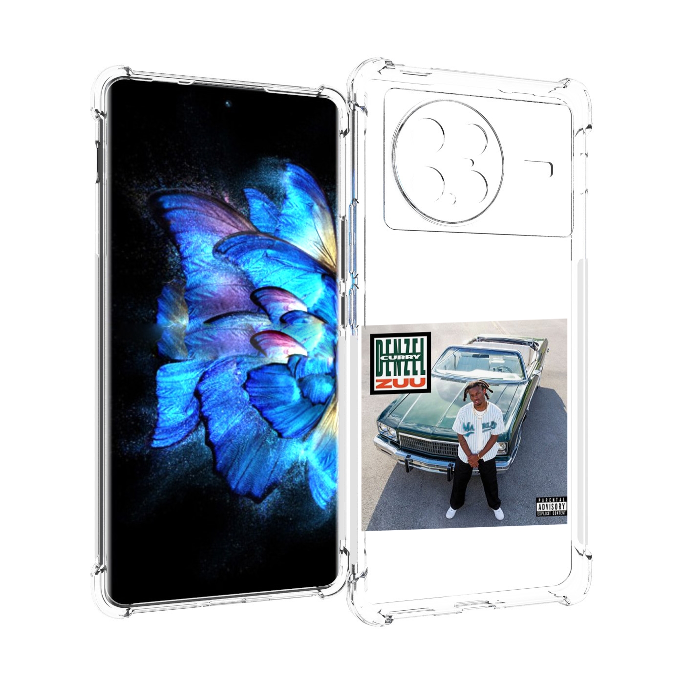 

Чехол MyPads Denzel Curry - ZUU для Vivo X Note 5G, Прозрачный, Tocco