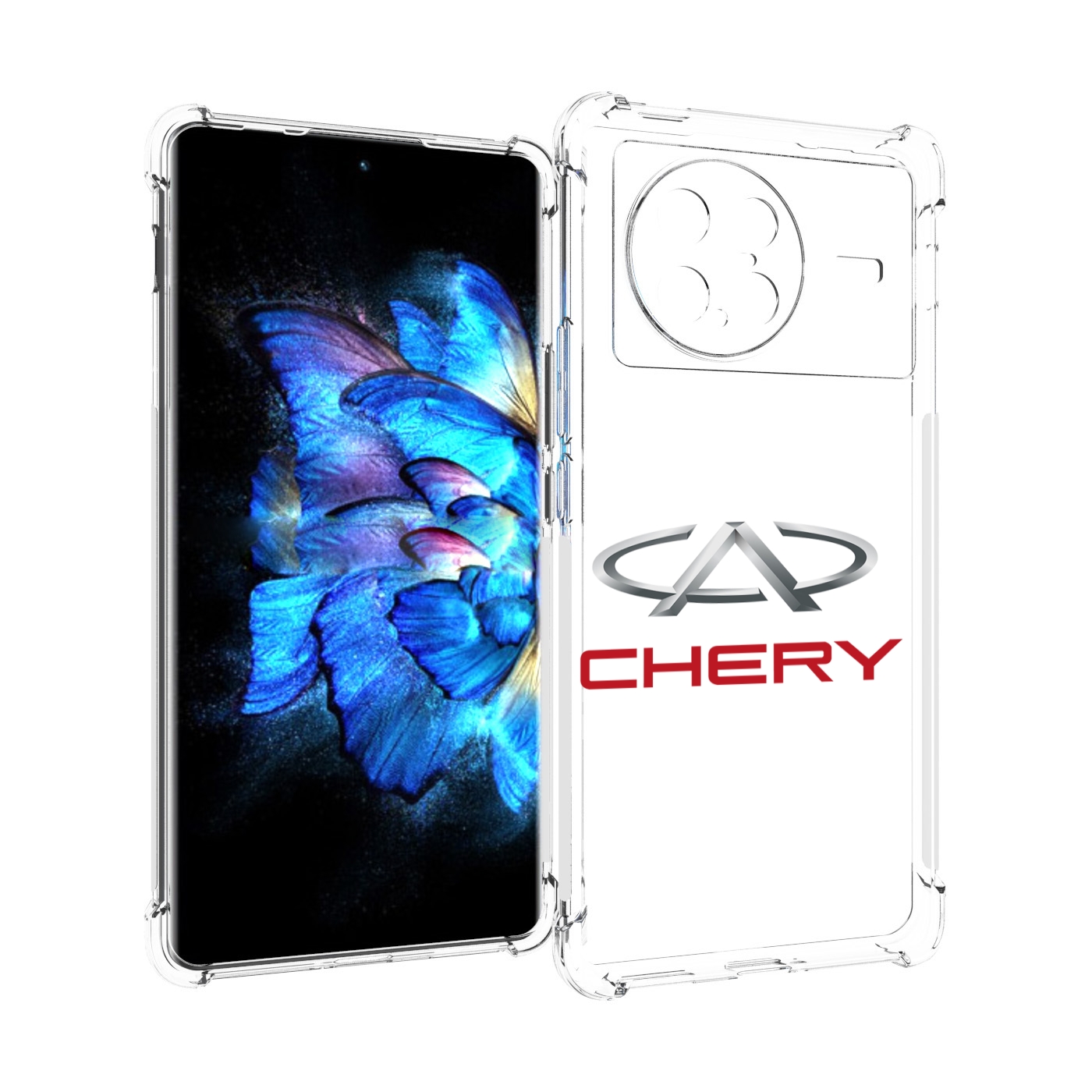 

Чехол MyPads Chery-3 мужской для Vivo X Note 5G, Прозрачный, Tocco