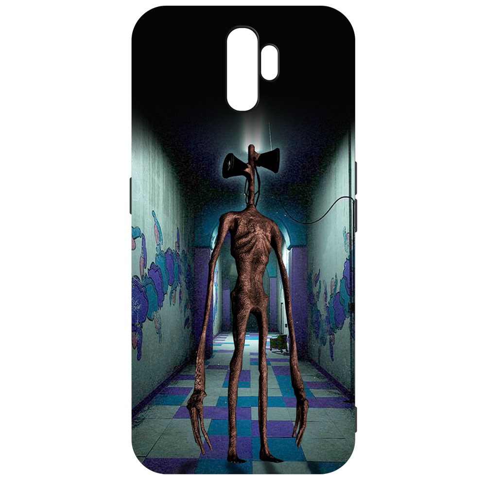 

Чехол-накладка Софт Хаги Ваги - Сиреноголовый для Oppo A9 (2020), Черный