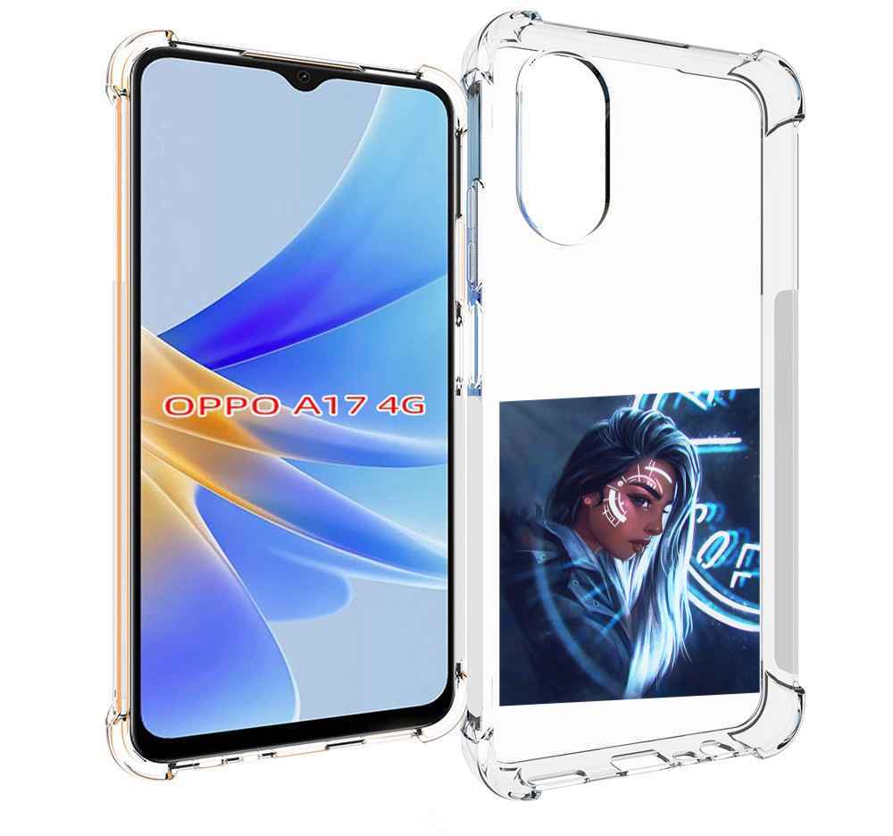 

Чехол MyPads девушка-из-антарктиды женский для OPPO A17, Прозрачный, Tocco