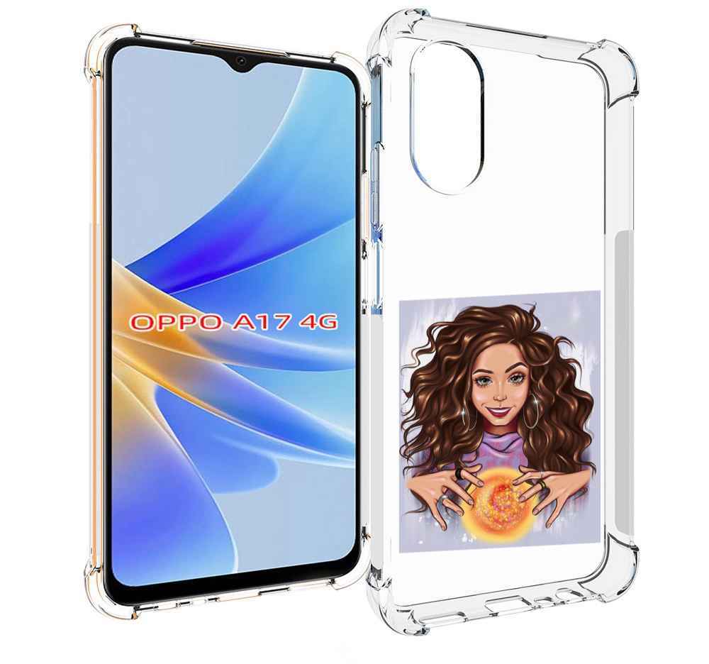 

Чехол MyPads девушка-волшебница для OPPO A17, Прозрачный, Tocco