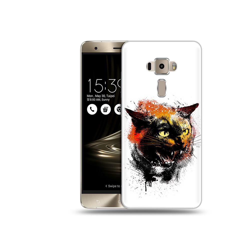 

Чехол MyPads Tocco для Asus ZenFone 3 Neo (ZE520KL) сиамский кот (PT38045.651.598), Прозрачный, Tocco