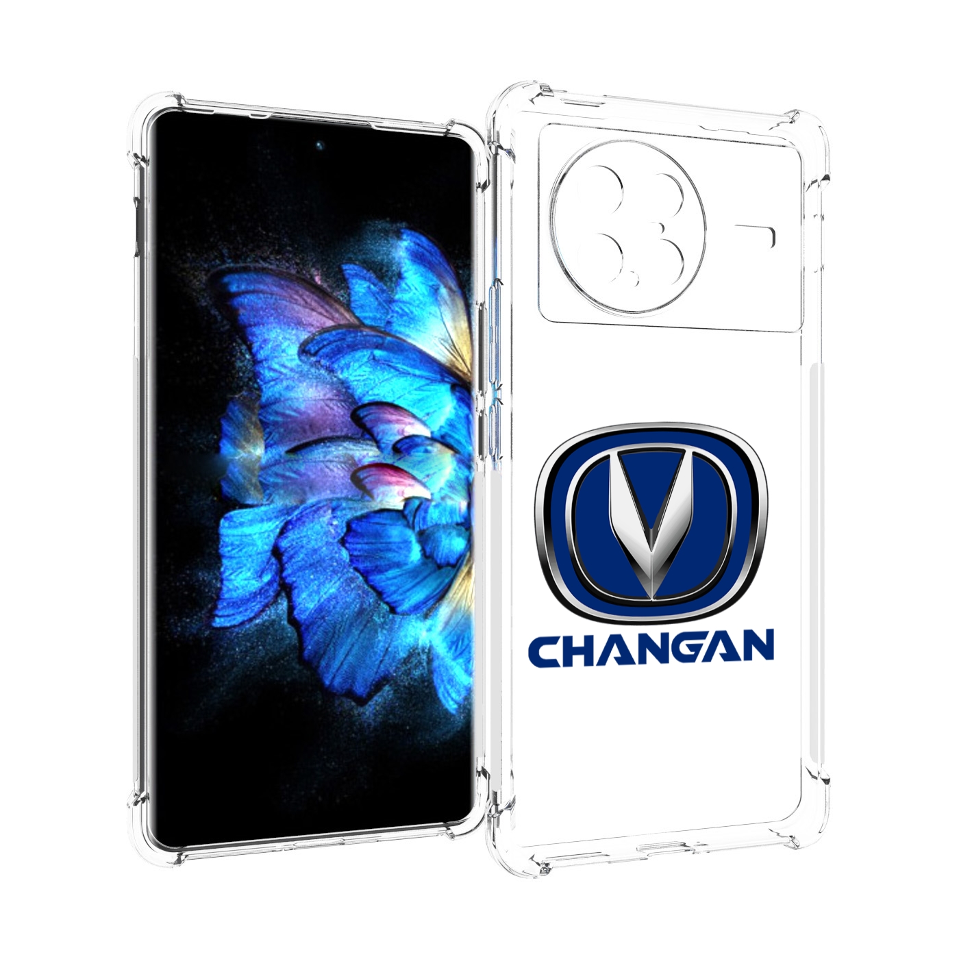 

Чехол MyPads Changan мужской для Vivo X Note 5G, Прозрачный, Tocco