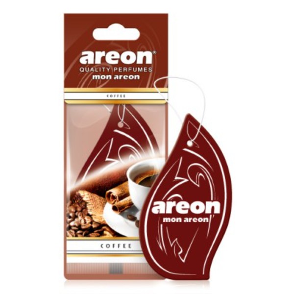 фото Ароматизатор подвесной (coffee/кофе) "areon" mon areon (картон) areon арт. 704-043-325