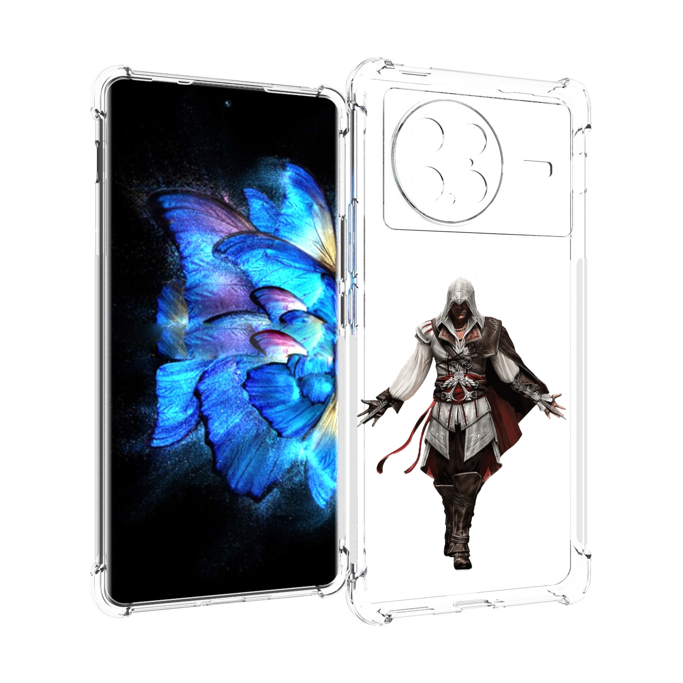 

Чехол MyPads Assassin's-Creed мужской для Vivo X Note 5G, Прозрачный, Tocco