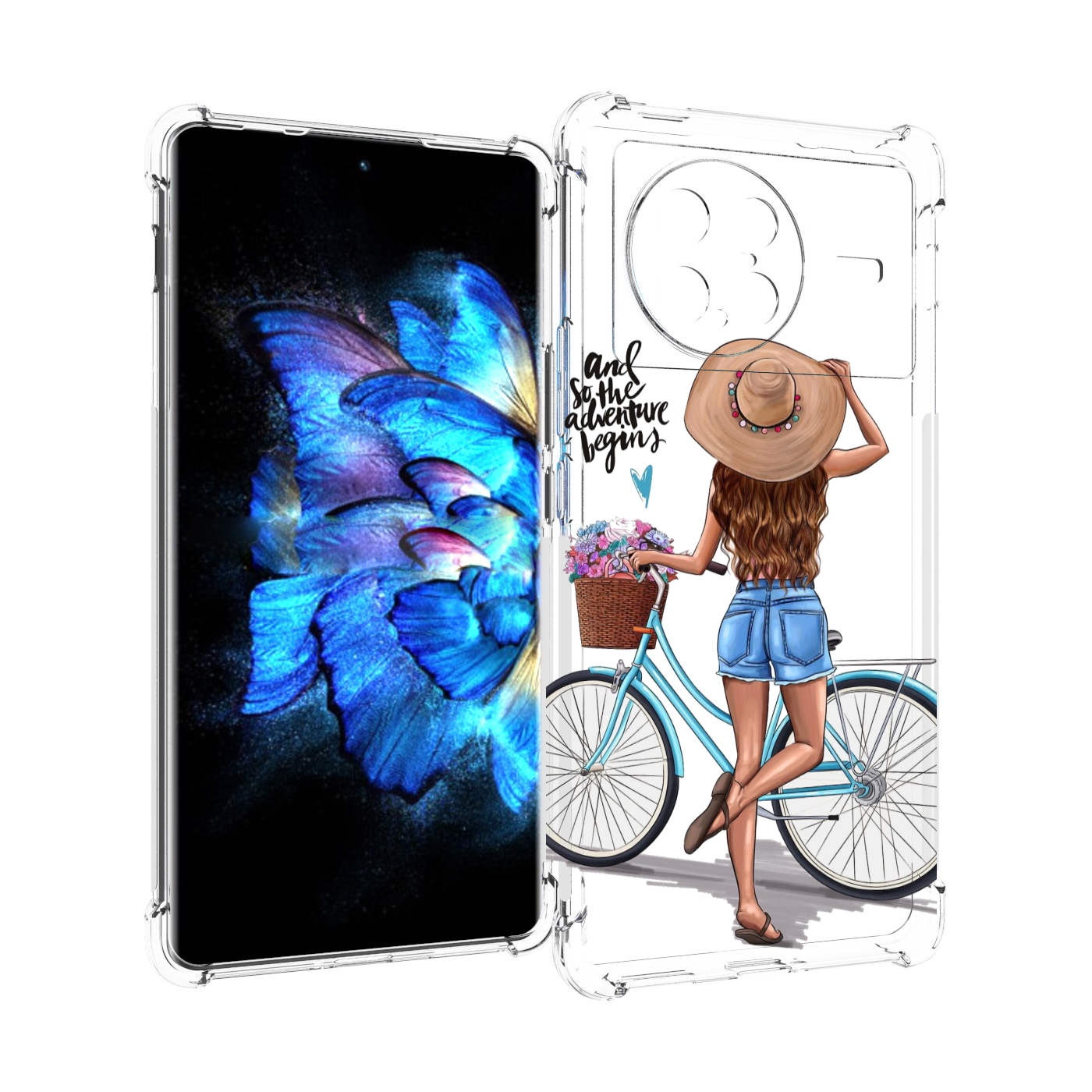 

Чехол MyPads Adventure женский для Vivo X Note 5G, Прозрачный, Tocco