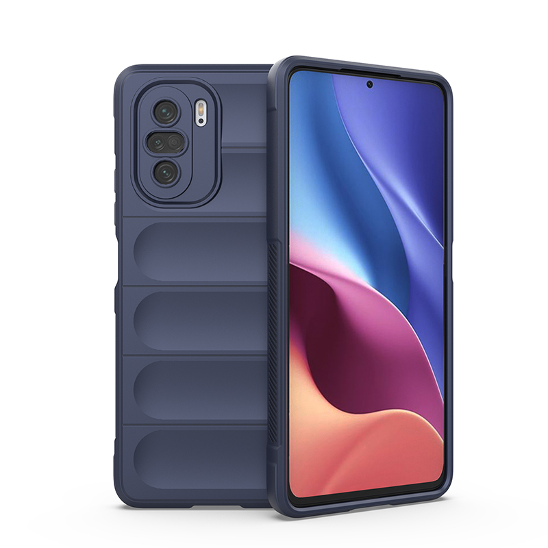

Чехол Flexible Case для Xiaomi Poco F3 (синий)