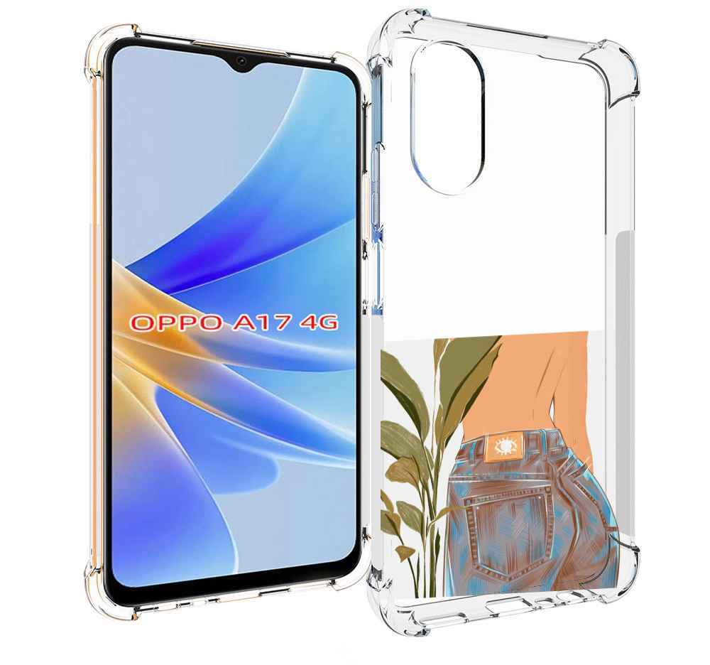 

Чехол MyPads девушка-в-джинсах для OPPO A17, Прозрачный, Tocco