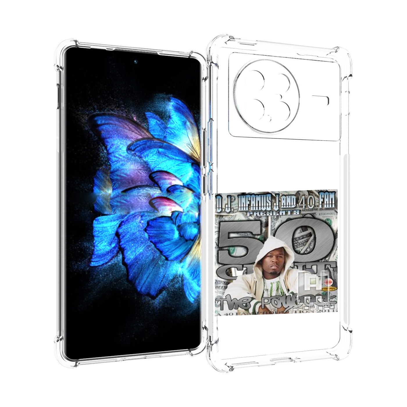 

Чехол MyPads 50 Cent - The Payback для Vivo X Note 5G, Прозрачный, Tocco