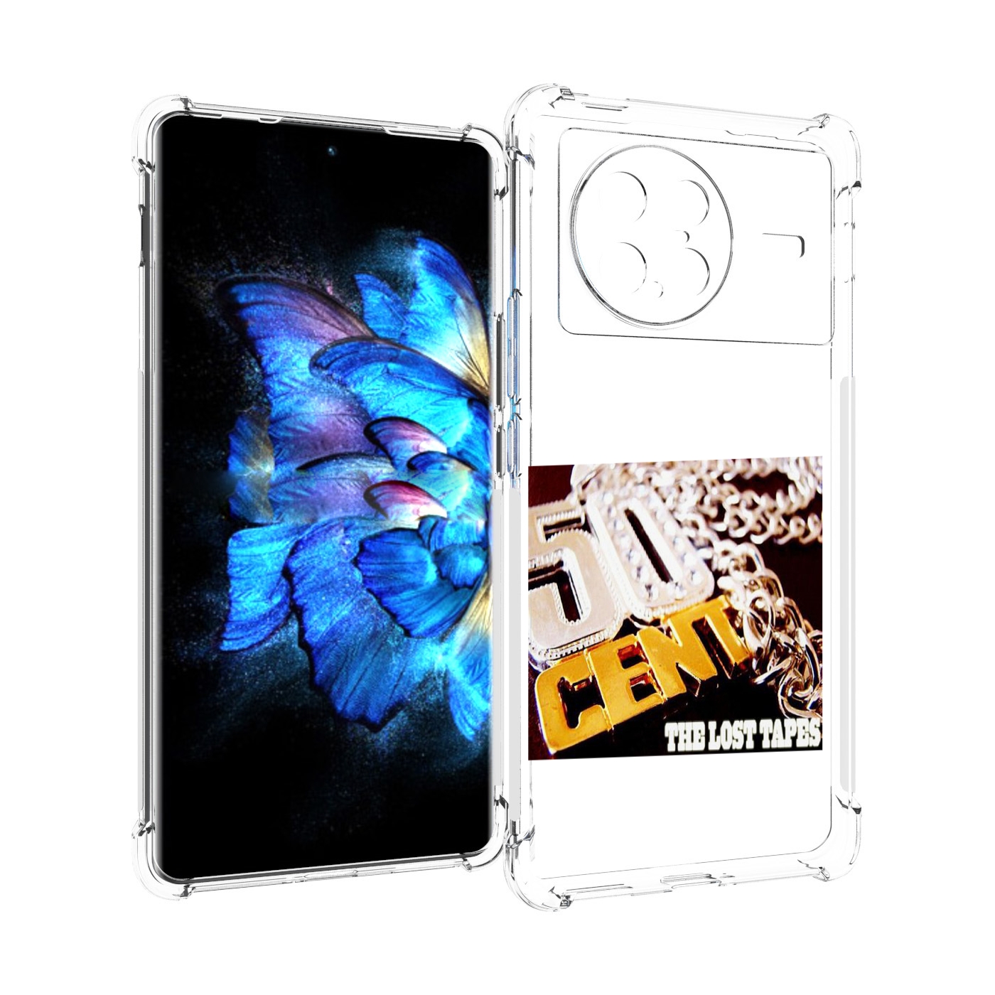 

Чехол MyPads 50 Cent - The Lost Tapes для Vivo X Note 5G, Прозрачный, Tocco