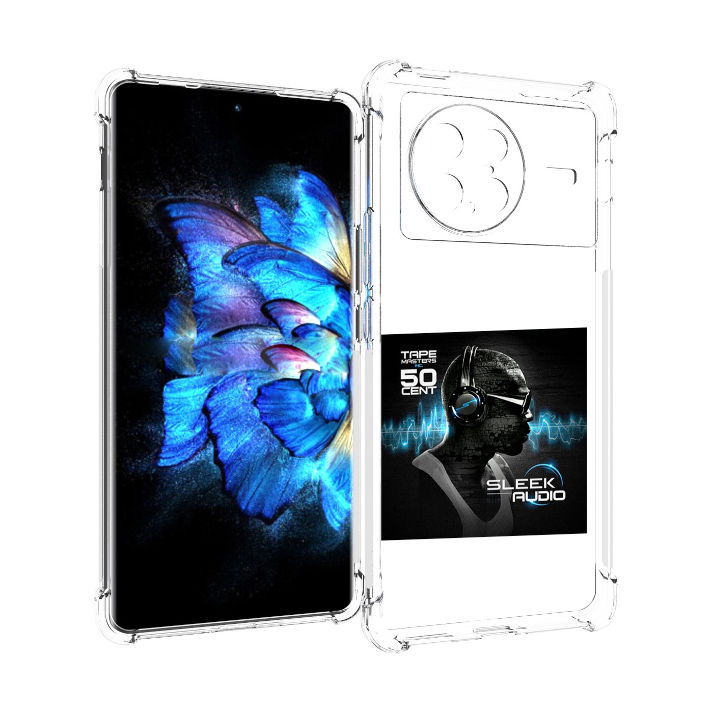 

Чехол MyPads 50 Cent - Sleek Audio для Vivo X Note 5G, Прозрачный, Tocco