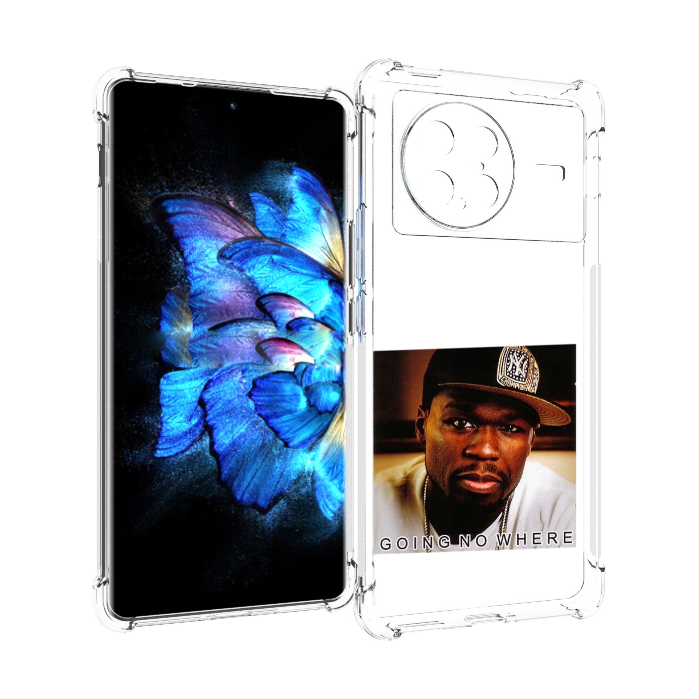 

Чехол MyPads 50 Cent - Going No Where для Vivo X Note 5G, Прозрачный, Tocco